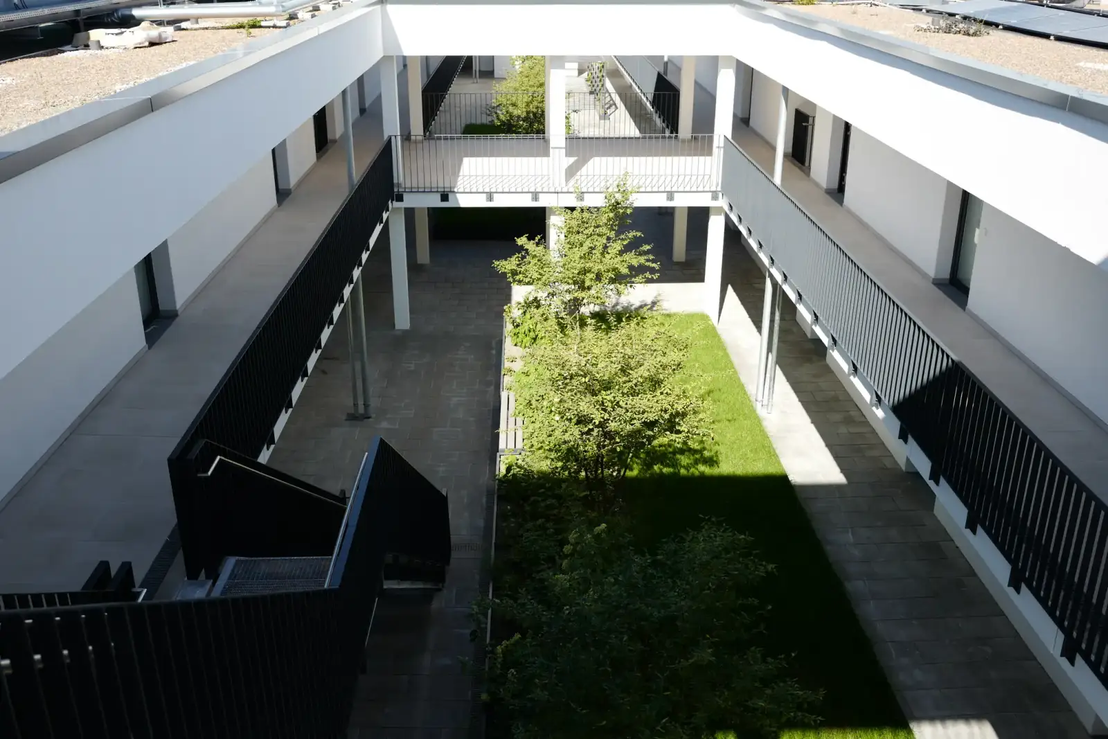 Loisach Quartier, Atrium über dem Markt